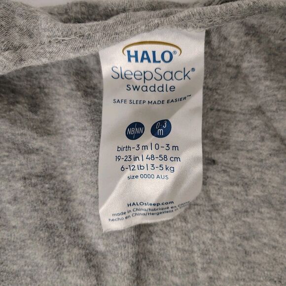 Newborn Bundle Halo Sleep Sack Pajamas & Hat - Picture 10 of 11